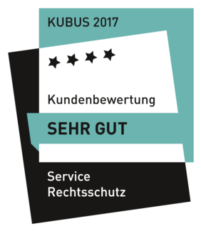 Kubus Service Rechtsschutz Gütesiegel
